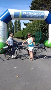 Karine et Sylvie lors du Chti Bike tour 2016